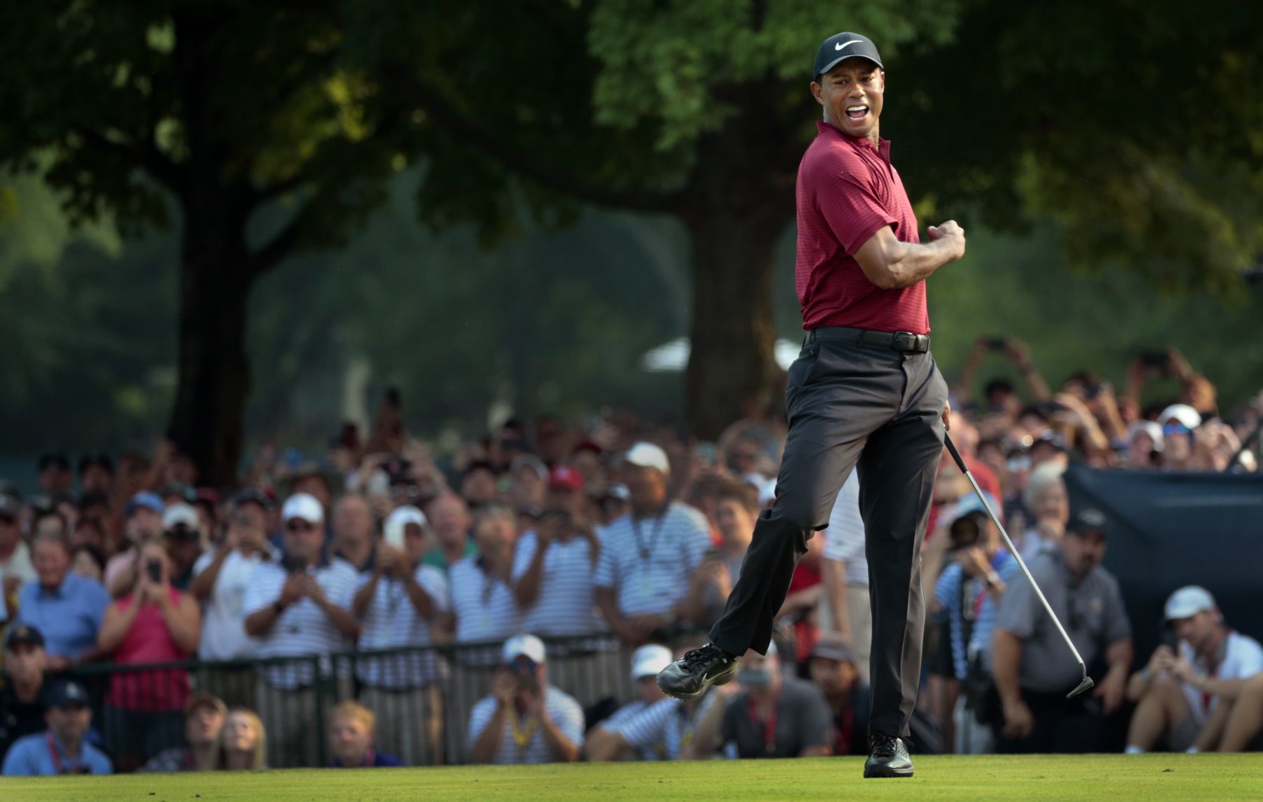 Woods finishes second at 100th PGA Championship at Bellerive